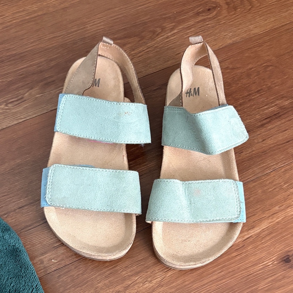 H&M Aqua Double Strap Sandals
